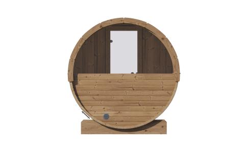 SaunaLife ERGO Series Model E7W Sauna Barrel-Window 71"D x 81"H | 4 Person