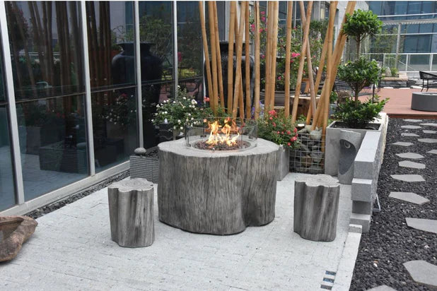 Elementi Warren Fire Table - Classic Gray