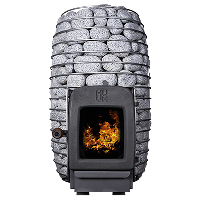 HUUM HIVE Heat 12.0kW Wood-Fired Sauna Stove w/Firebox Extension