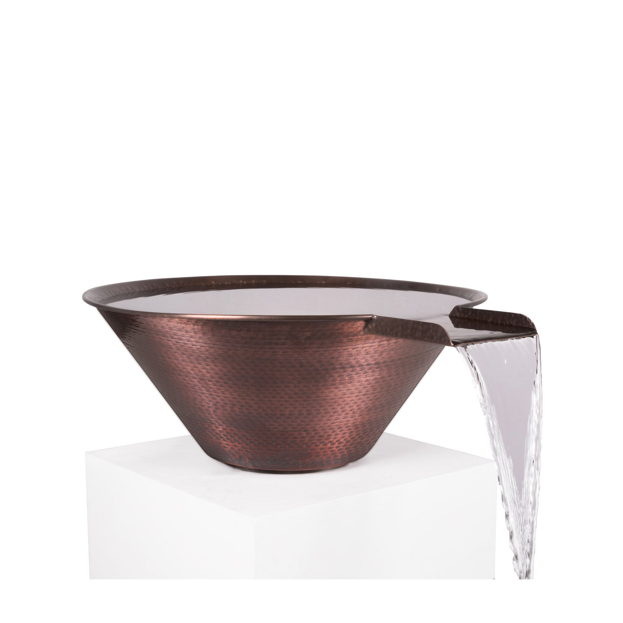 The Outdoor Plus Cazo Water Bowl | Hammered Copper