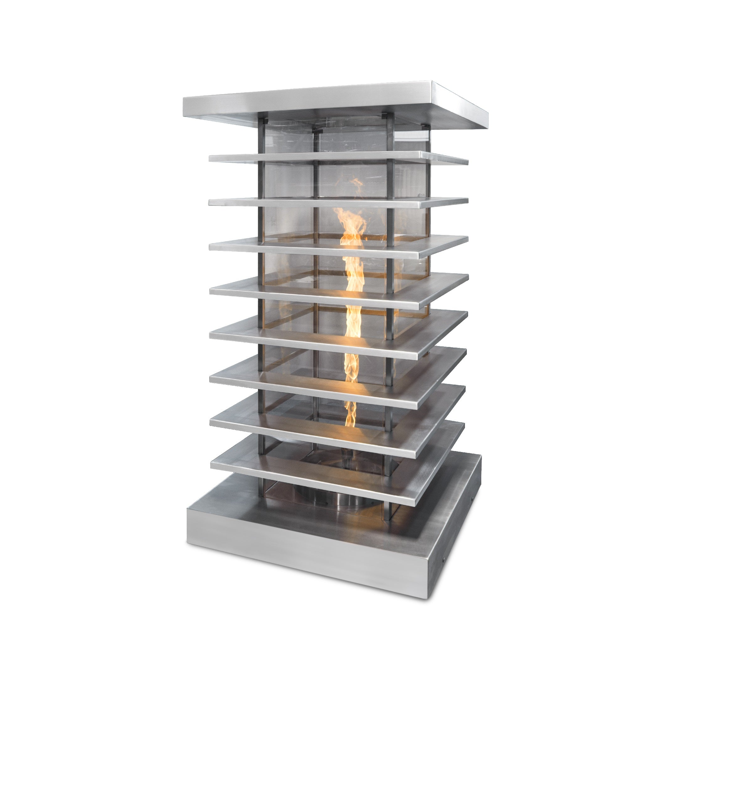 The Outdoor Plus High Rise Fire Tower | Stainless Steel