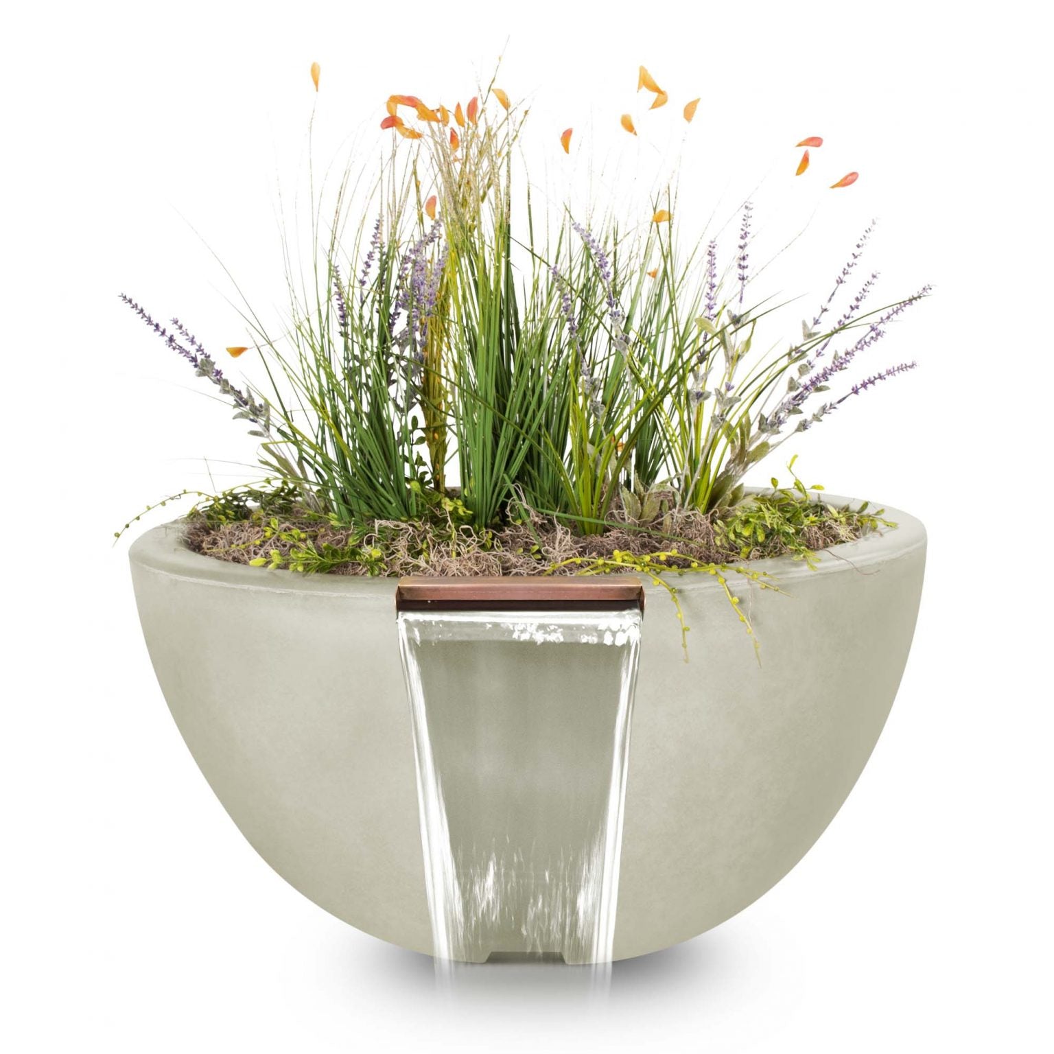 The Outdoor Plus Luna Planter & Water Bowl | GFRC Concrete