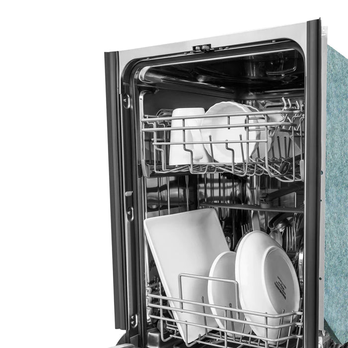 ZLINE 18 in. Top Control Dishwasher in Custom Panel Ready with Stainless Steel Tub
