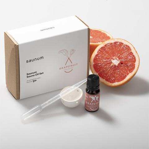 Saunum Grapefruit Aroma Oil with Reservoir, 10ml