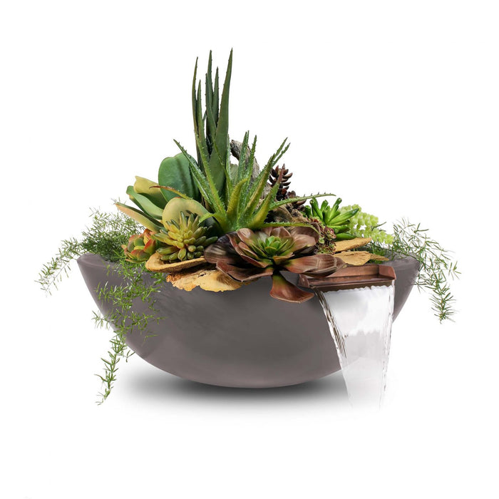 The Outdoor Plus Sedona Planter & Water Bowl | GFRC Concrete