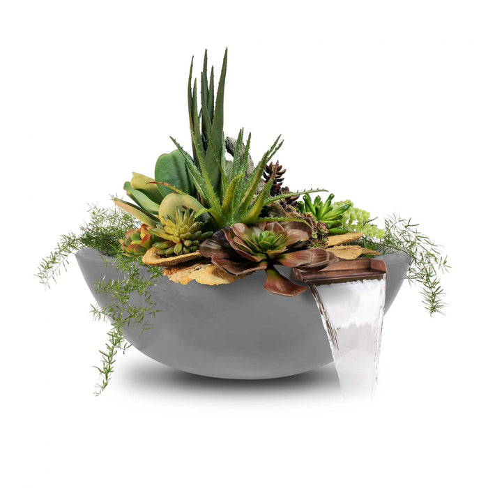 The Outdoor Plus Sedona Planter & Water Bowl | GFRC Concrete