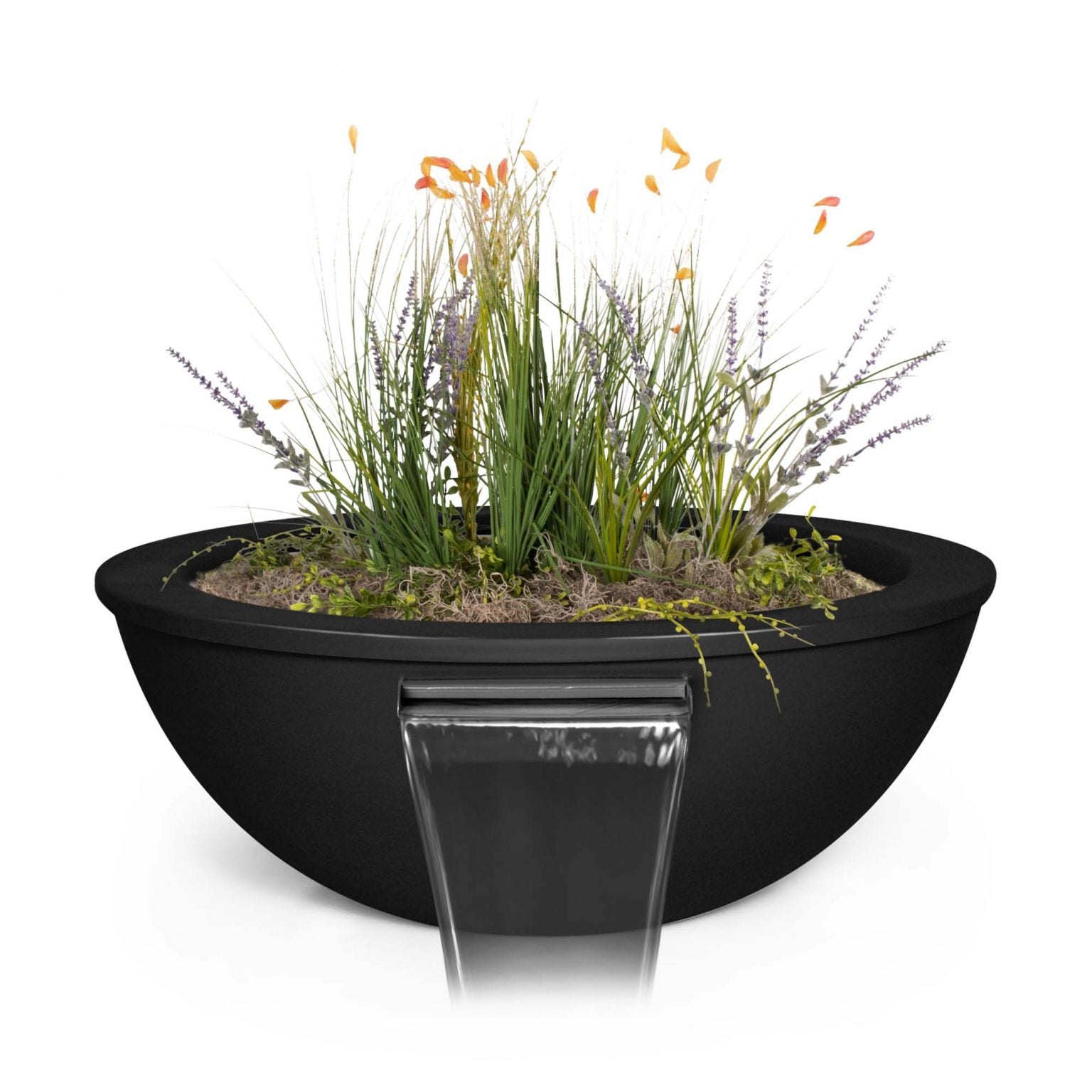 The Outdoor Plus Sedona Planter & Water Bowl | Metal Powder Coat