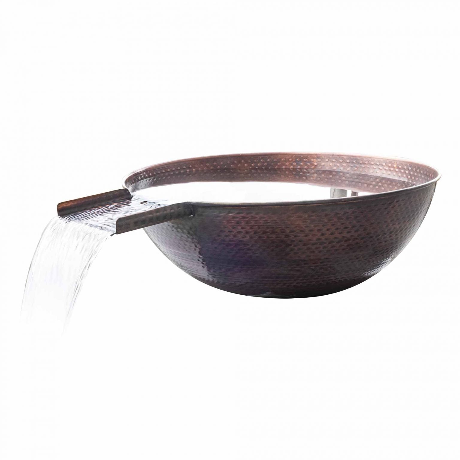 The Outdoor Plus Sedona 27" Water Bowl | Hammered Copper