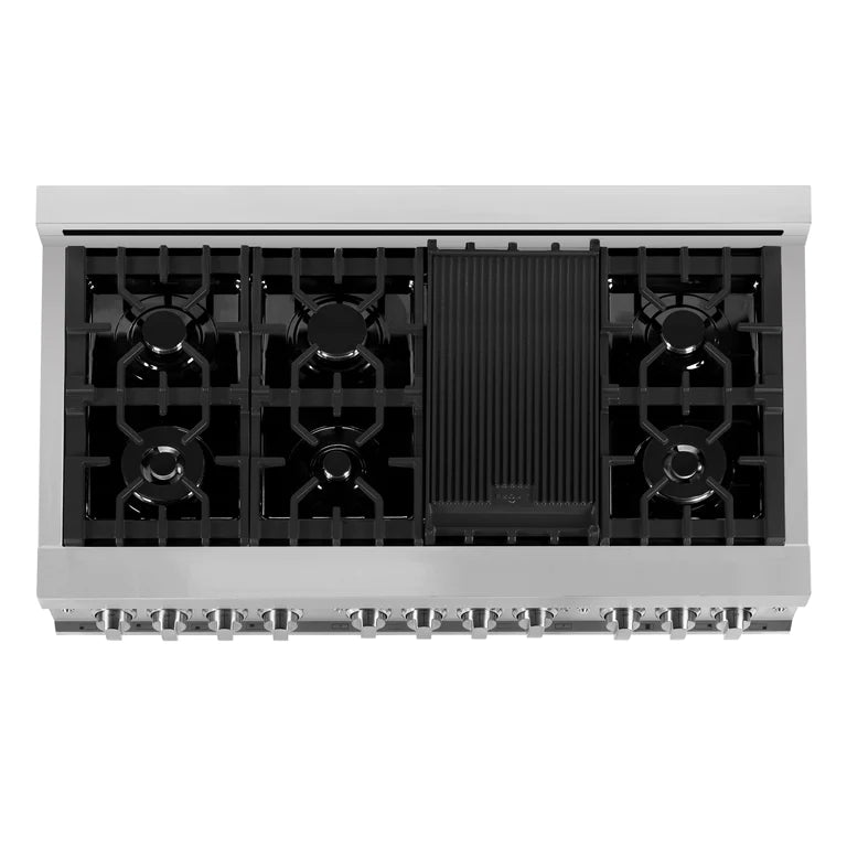 ZLINE 48 Inch 6.0 cu. ft. Range with Gas Cooktop and Gas Oven in Stainless Steel