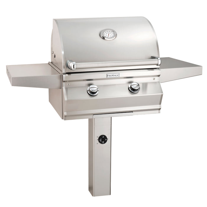 Fire Magic Choice C430s In Ground Post Mount Grill
