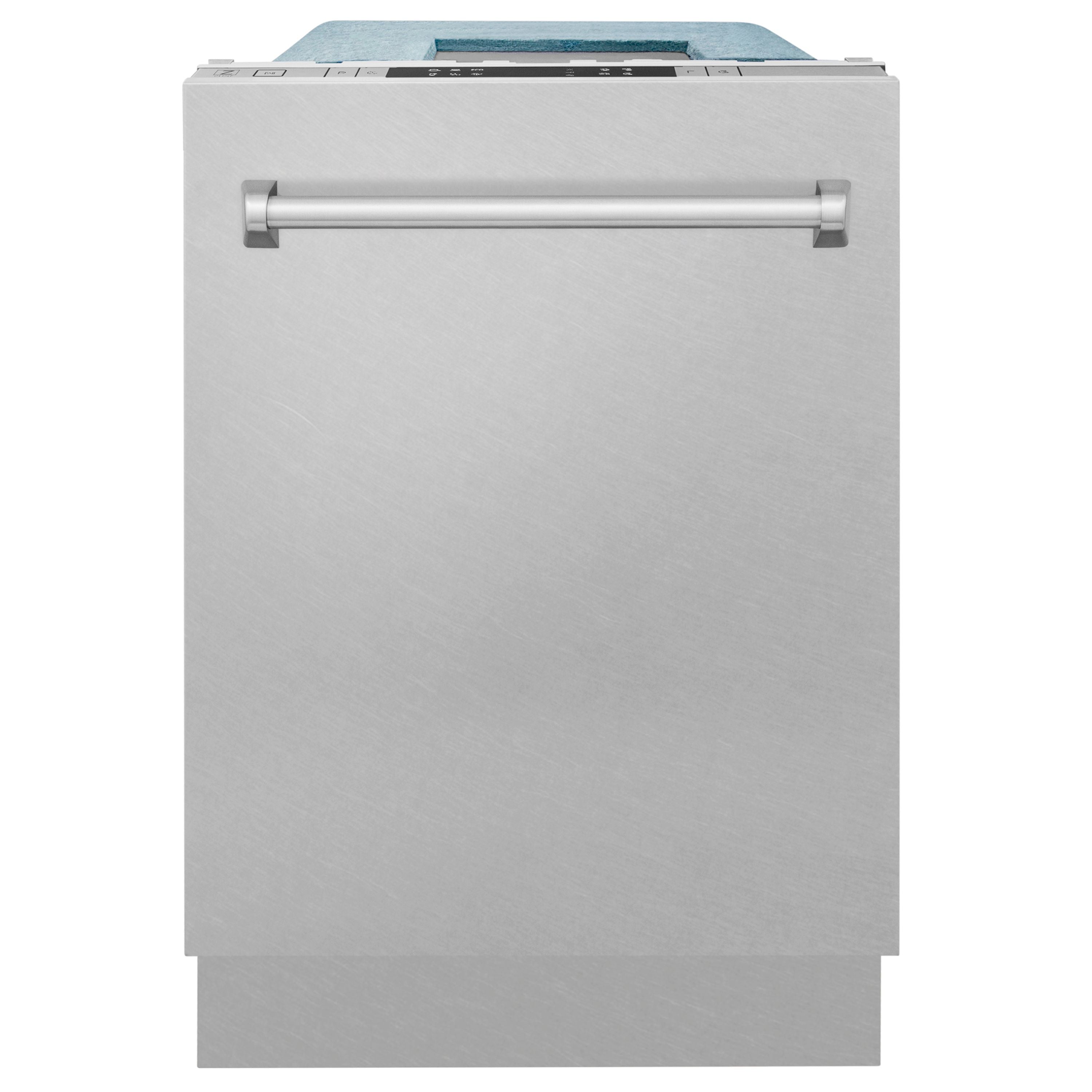 ZLINE 18 in. Top Control Dishwasher in DuraSnow® Stainless Steel with Stainless Steel Tub