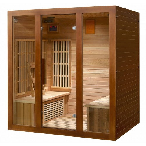 SunRay Roslyn | 4-Person Indoor Infrared Sauna | 400KS