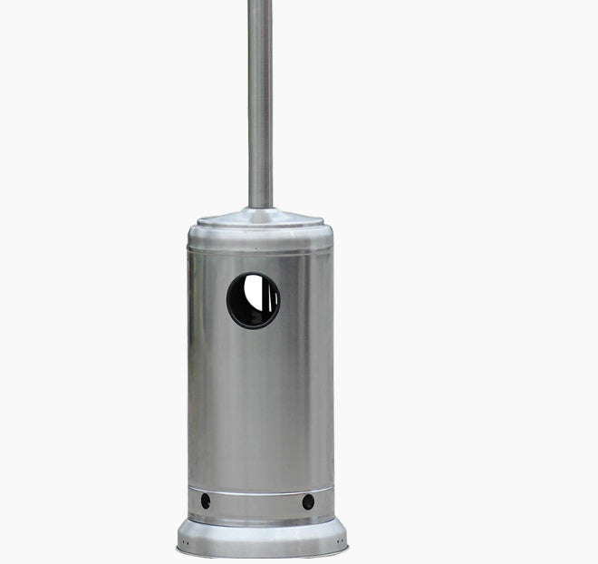 RADtec 96" Real Flame Propane Patio Heater - Stainless Steel Finish