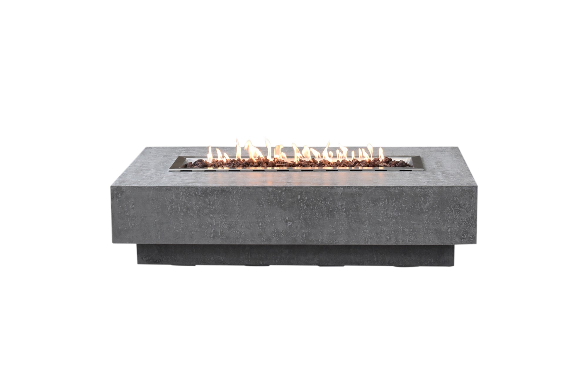 Elementi Hampton Boulder Fire Table - Light Grey