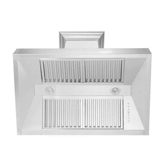 ZLINE 30" Kitchen Package with DuraSnow® Stainless Dual Fuel Range, Ducted Vent Range Hood and Dishwasher