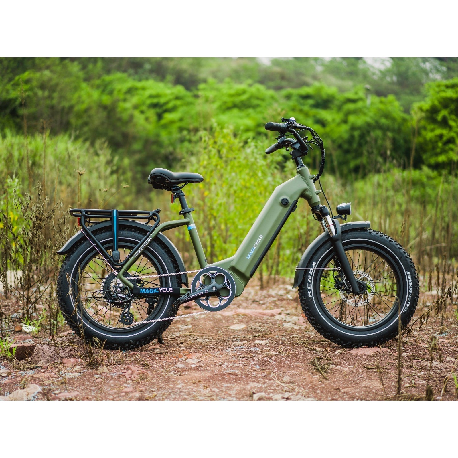 Magicycle Ocelot Pro Long Range Step-Thru Fat Tire Electric Bike With Second 52V 20Ah Battery Combo Sale
