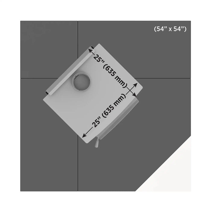 SBI 54" Corner Modular Floor Protection System AC02786