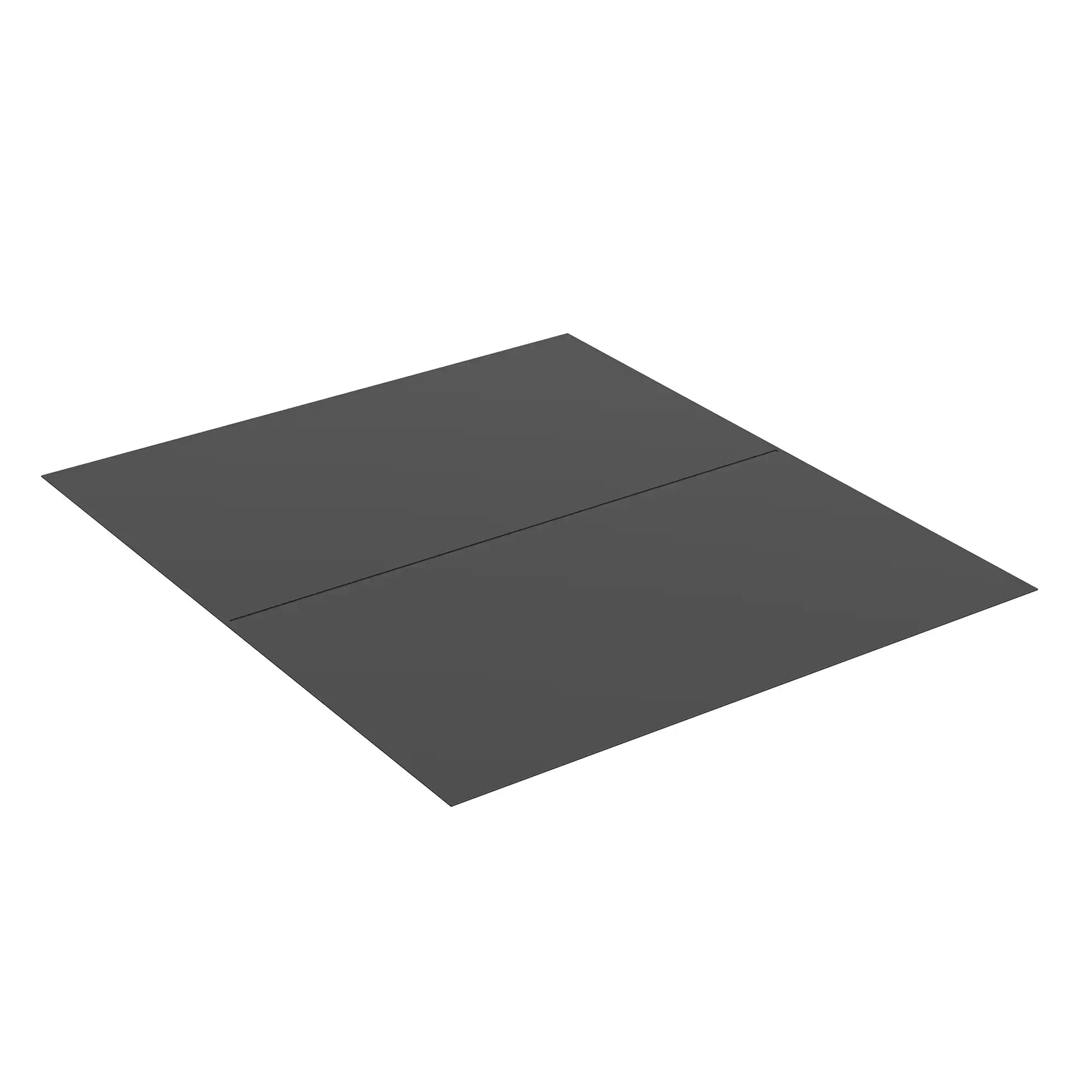 SBI 46 3/4" X 54" Black Steel Hearth Pad AC02788