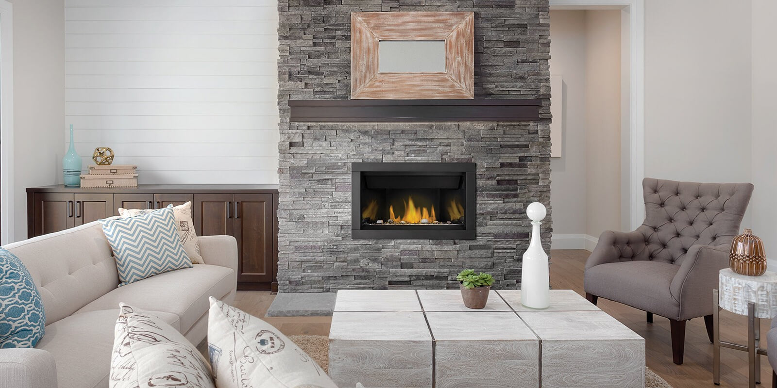 Napoleon Ascent Linear Direct Vent Gas Fireplace