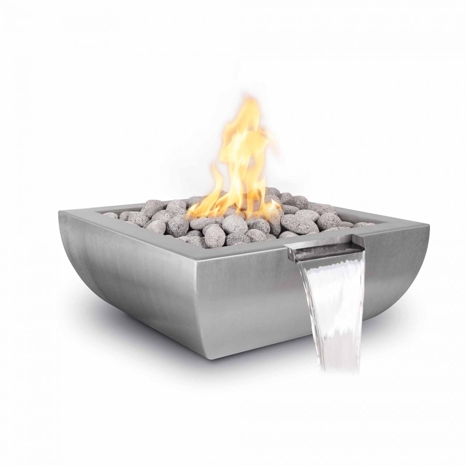 The Outdoor Plus Avalon Fire & Water Bowl | Stainless Steel
