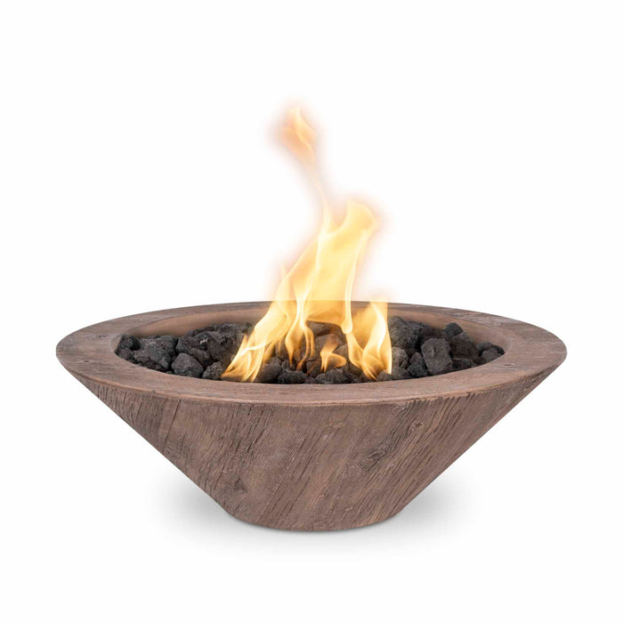 The Outdoor Plus Cazo Cazo Fire Bowl | Wood Grain Concrete