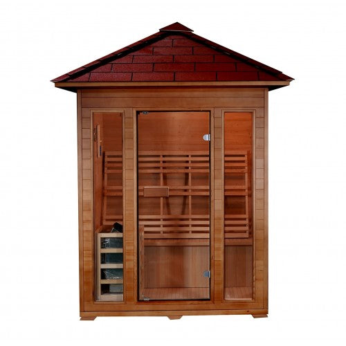 SunRay Waverly | 3 Person Outdoor Traditional Sauna | HL300D2