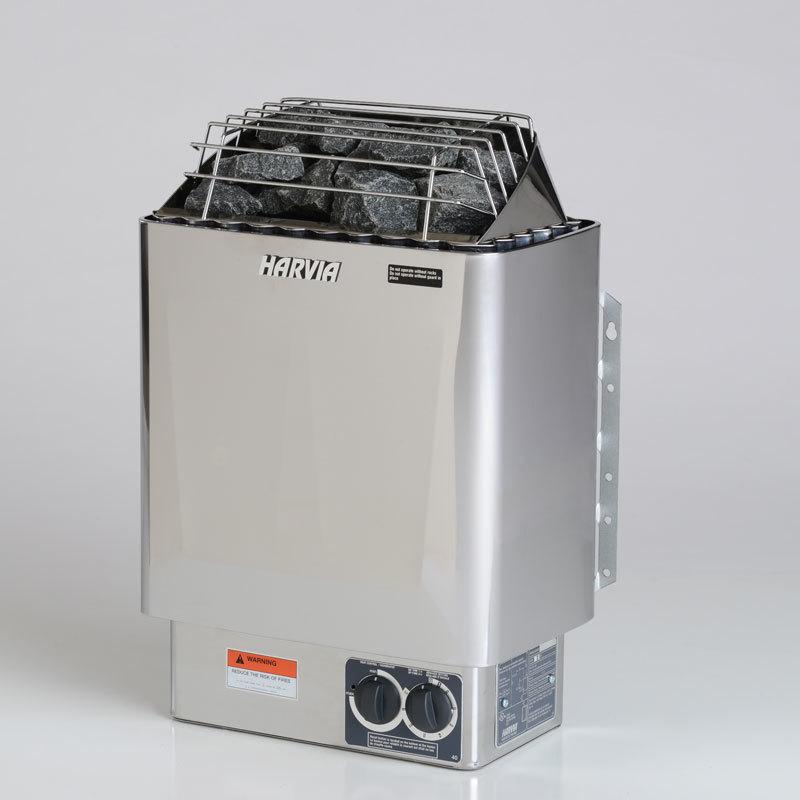 Harvia KIP Series 4.5kW Sauna Heater with Built-In Controls KIP45B
