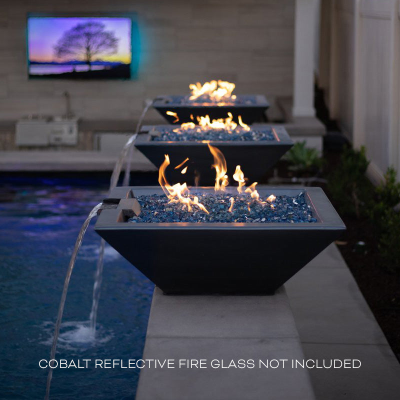 The Outdoor Plus Maya Fire & Water Bowl | GFRC Concrete