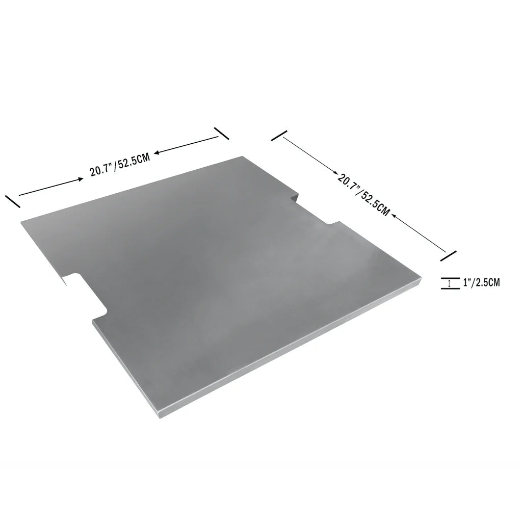 Elementi Stainless Steel Lid for Manhattan Table ONF01-220D