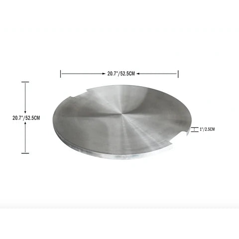 Elementi Fire Table Stainless Steel Lid ONF01-120D