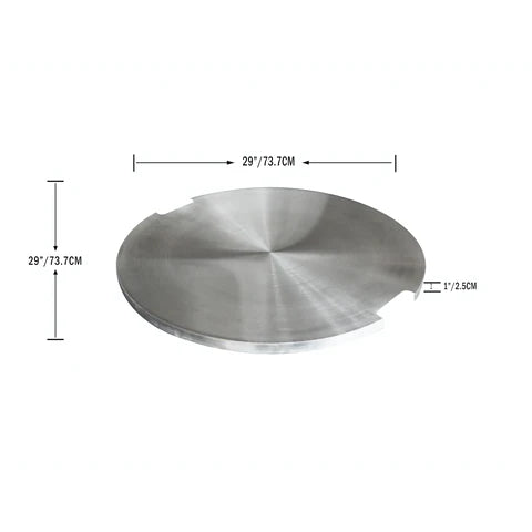 Elementi Stainless Steel Lid for Lunar Bowl/Fiery Rock ONF01-129D