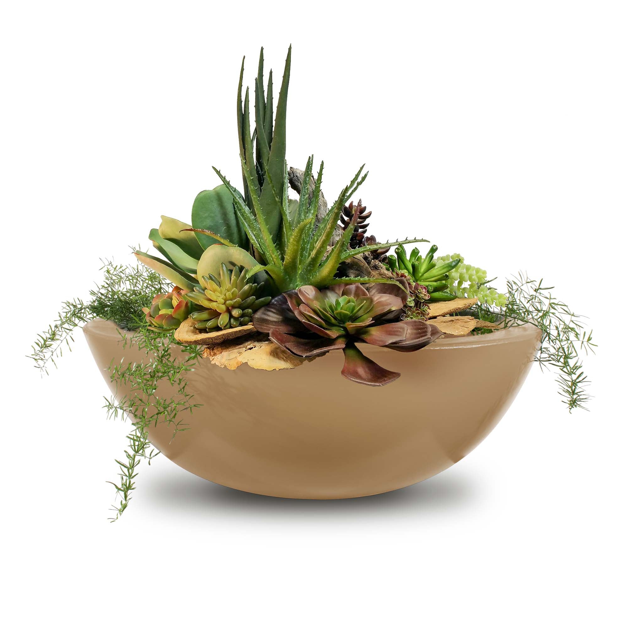 The Outdoor Plus Sedona Planter Bowl | GFRC Concrete
