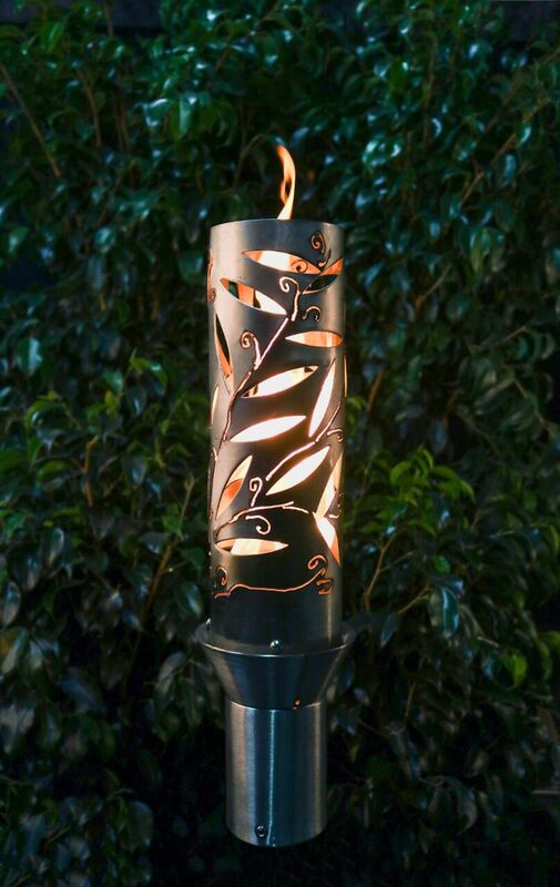The Outdoor Plus Havana Fire Torch - Stainless Steel