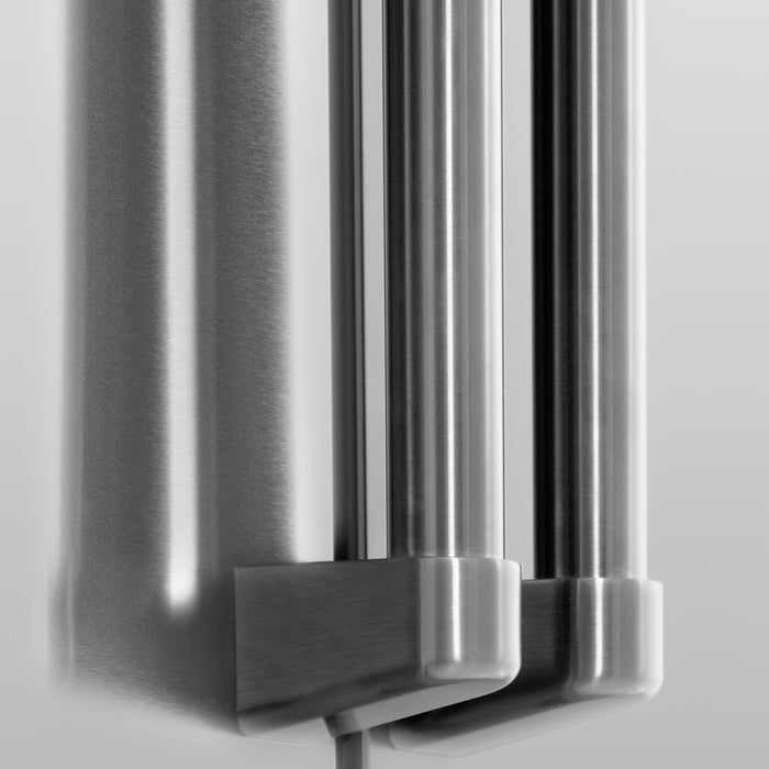 ZLINE 36 In. French Door Refrigerator with Water Dispenser, Ice Maker in Fingerprint Resistant Stainless Steel