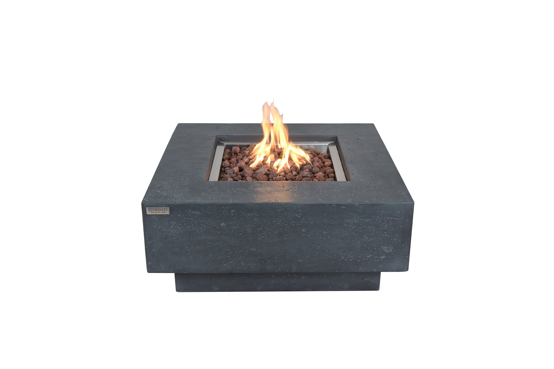 Elementi Manhattan Fire Table - Dark Grey