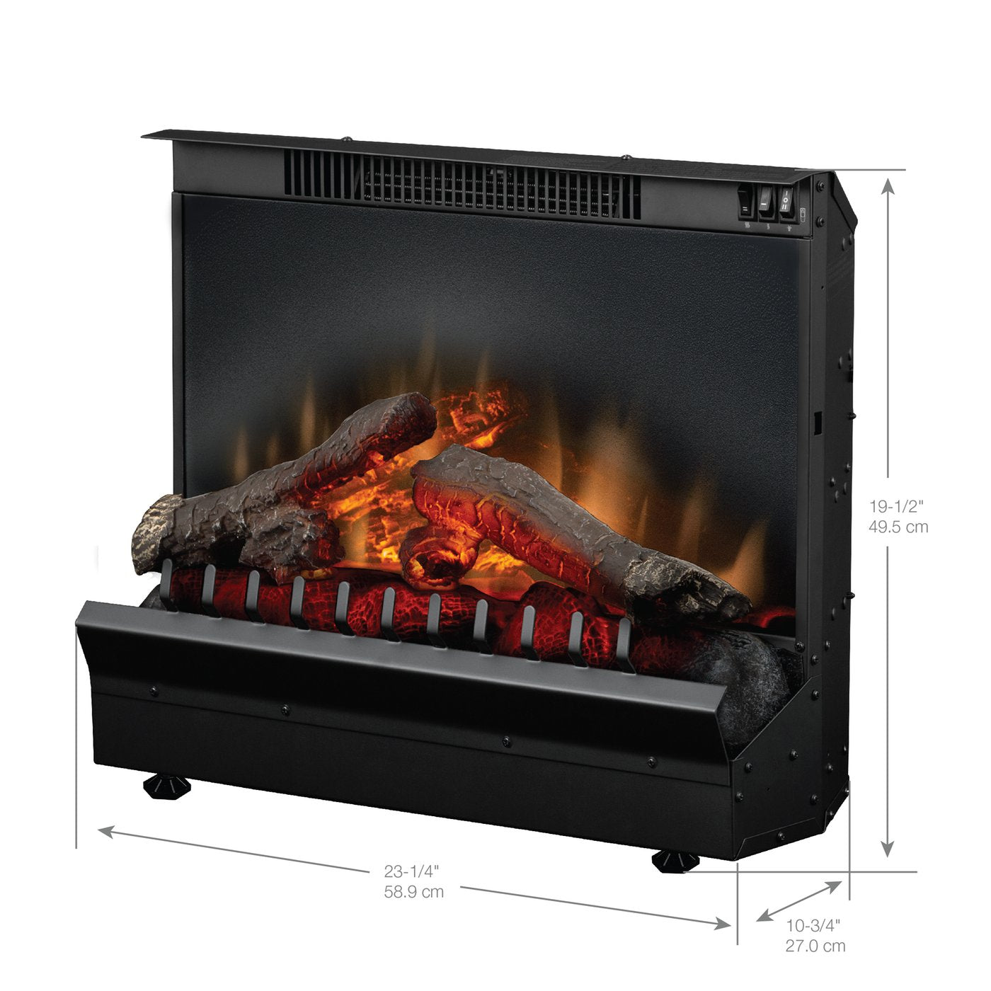 Dimplex Deluxe 23" Log Set Electric Fireplace Insert