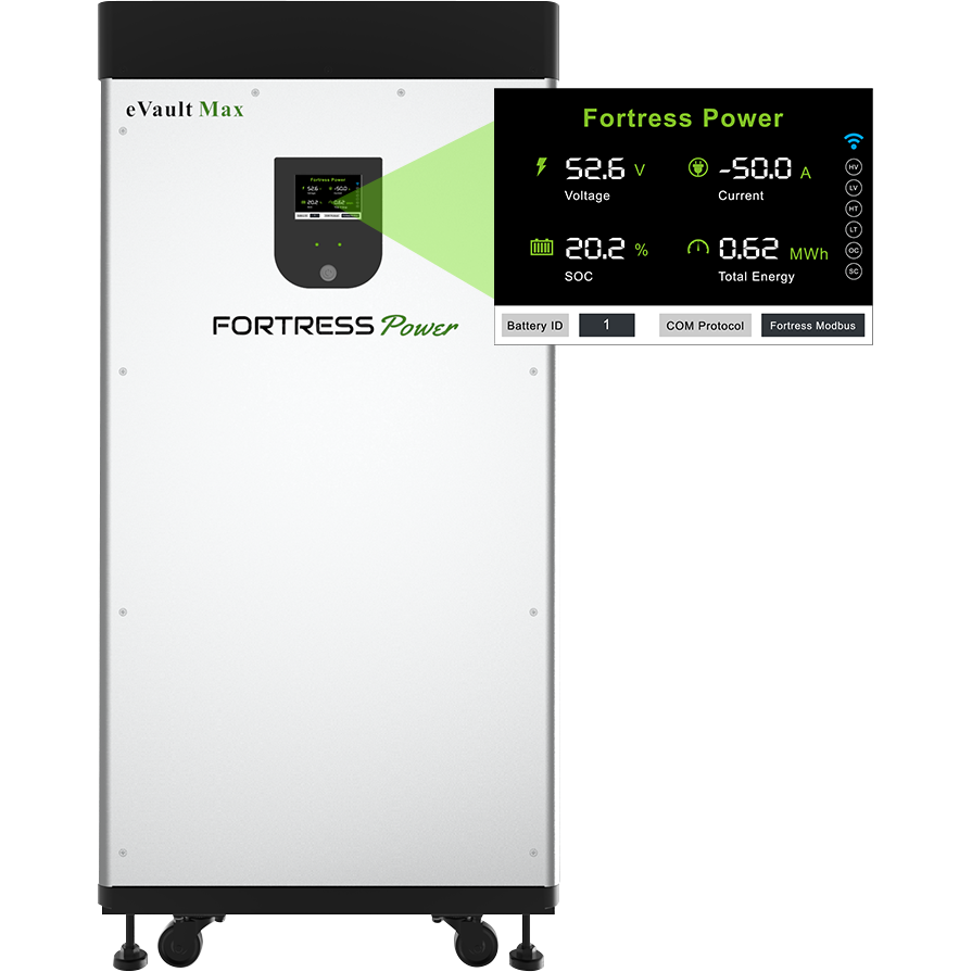 Fortress Power eVault Max 18.5kWh LFP Battery