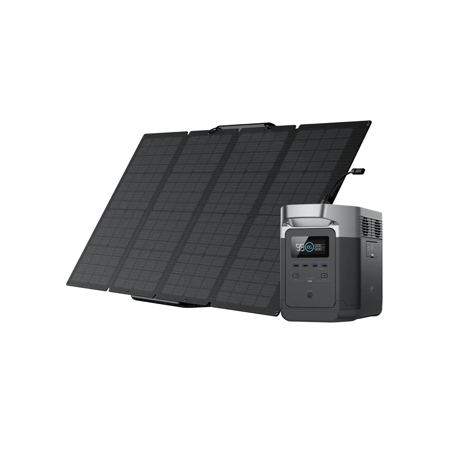 EcoFlow DELTA 2 + 1* 160W Portable Solar Panel