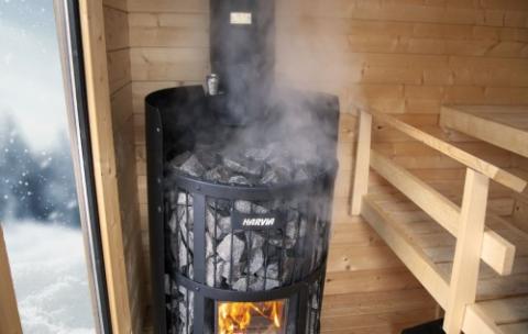 Harvia Legend 240 GreenFlame 15.9kW Wood Sauna Stove