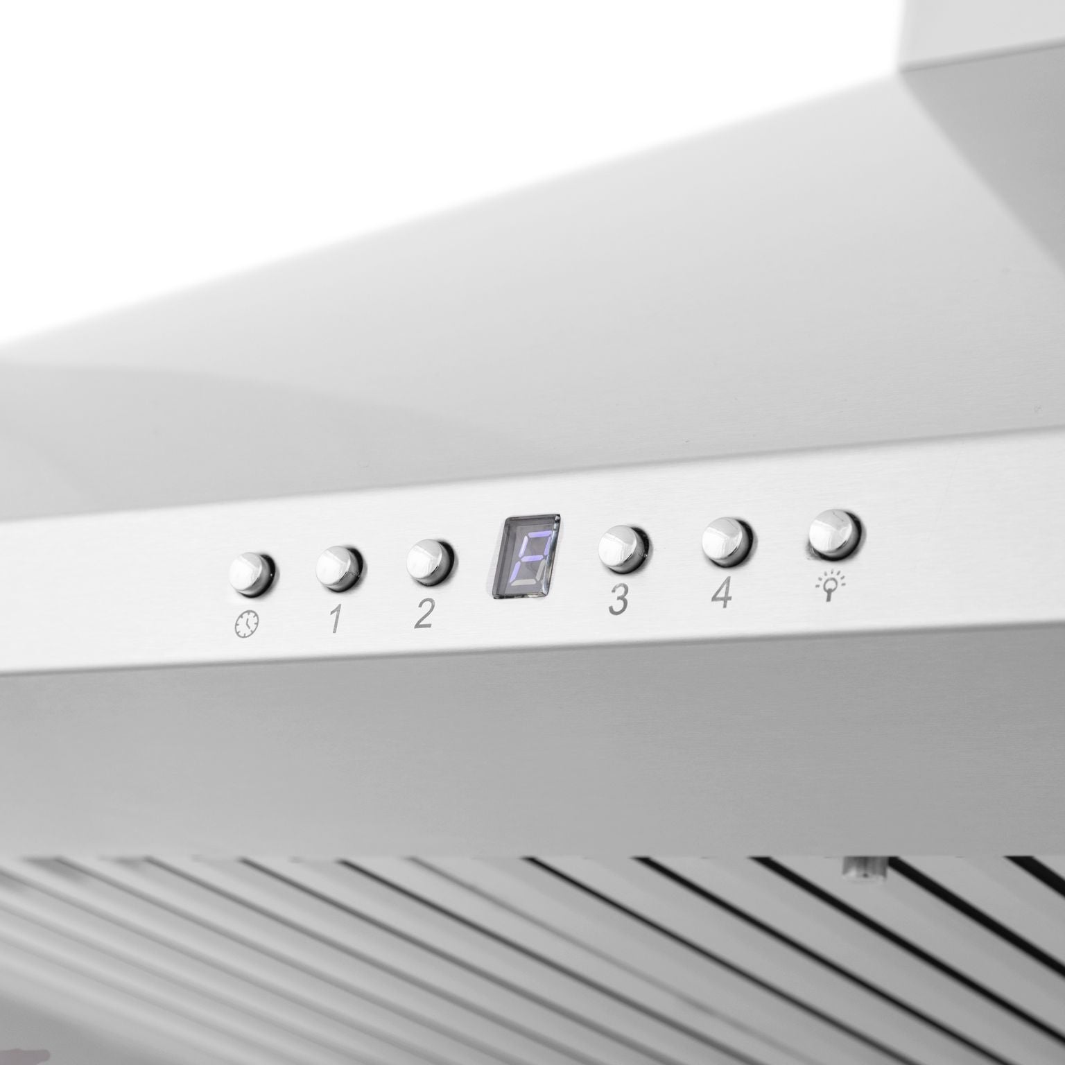 ZLINE 36 in. Wall Mount Range Hood in Stainless Steel with Built-in CrownSound™ Bluetooth Speakers, KF1CRN-BT-36