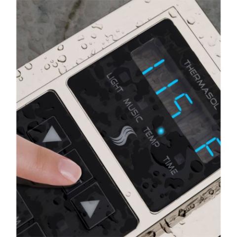 ThermaSol Signature Series, Steam Shower Control, 5.6" Digital Control, Modern