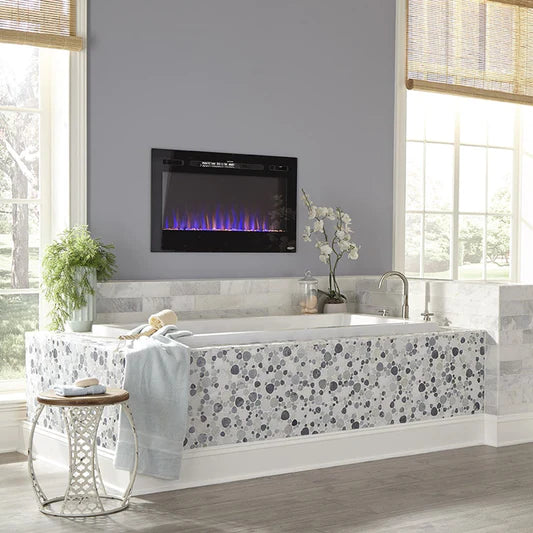 Touchstone The Sideline 36" Recessed Electric Fireplace