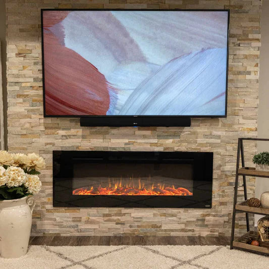 Touchstone The Sideline 60" Recessed Electric Fireplace