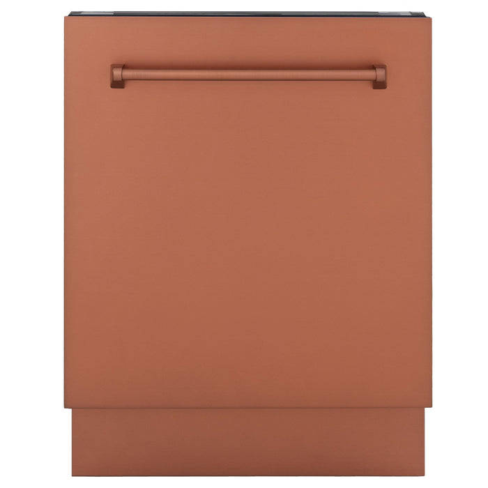 ZLINE 24 in. Top Control Tall Dishwasher in Copper with 3rd Rack
