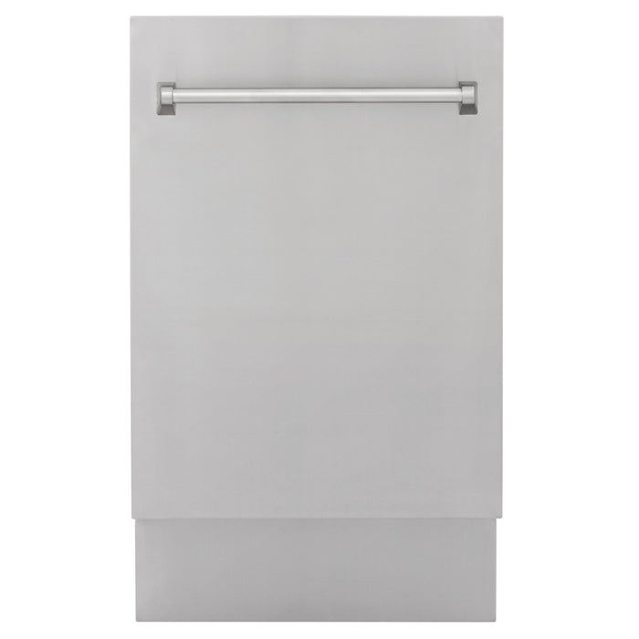 ZLINE 18 in. Top Control Tall Dishwasher in Stainless Steel with 3rd Rack