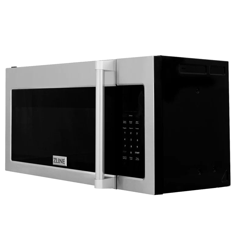 ZLINE Over the Range Convection Microwave Oven in Stainless Steel with Traditional Handle and Sensor Cooking