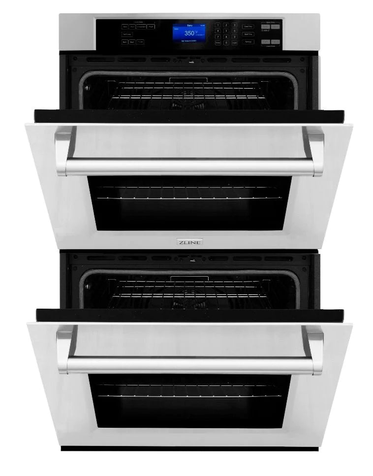 ZLINE 30 in. Professional Double Wall Oven in Stainless Steel with Self Cleaning