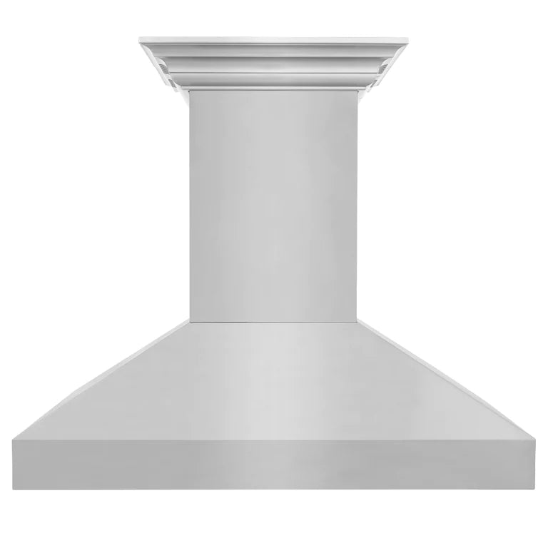 ZLINE 36 in. Professional Wall Mount Range Hood in Stainless Steel with Built-in CrownSound Bluetooth Speakers