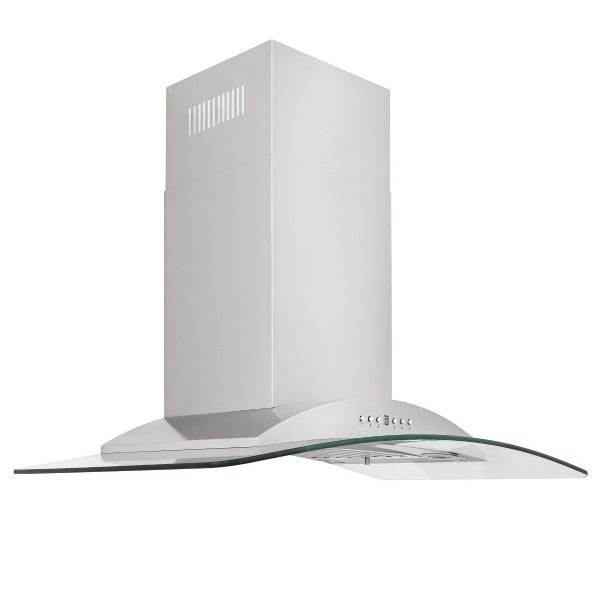 ZLINE 36 in. Convertible Vent Wall Mount Range Hood in Stainless Steel & Glass, KN-36