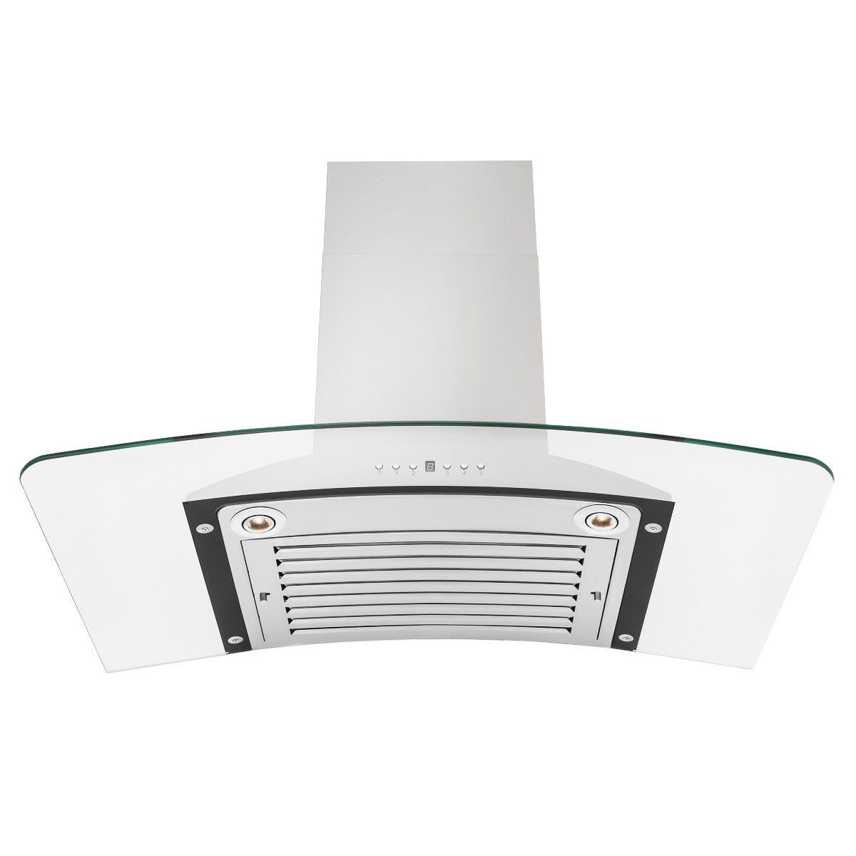 ZLINE 36 in. Convertible Vent Wall Mount Range Hood in Stainless Steel & Glass, KN-36